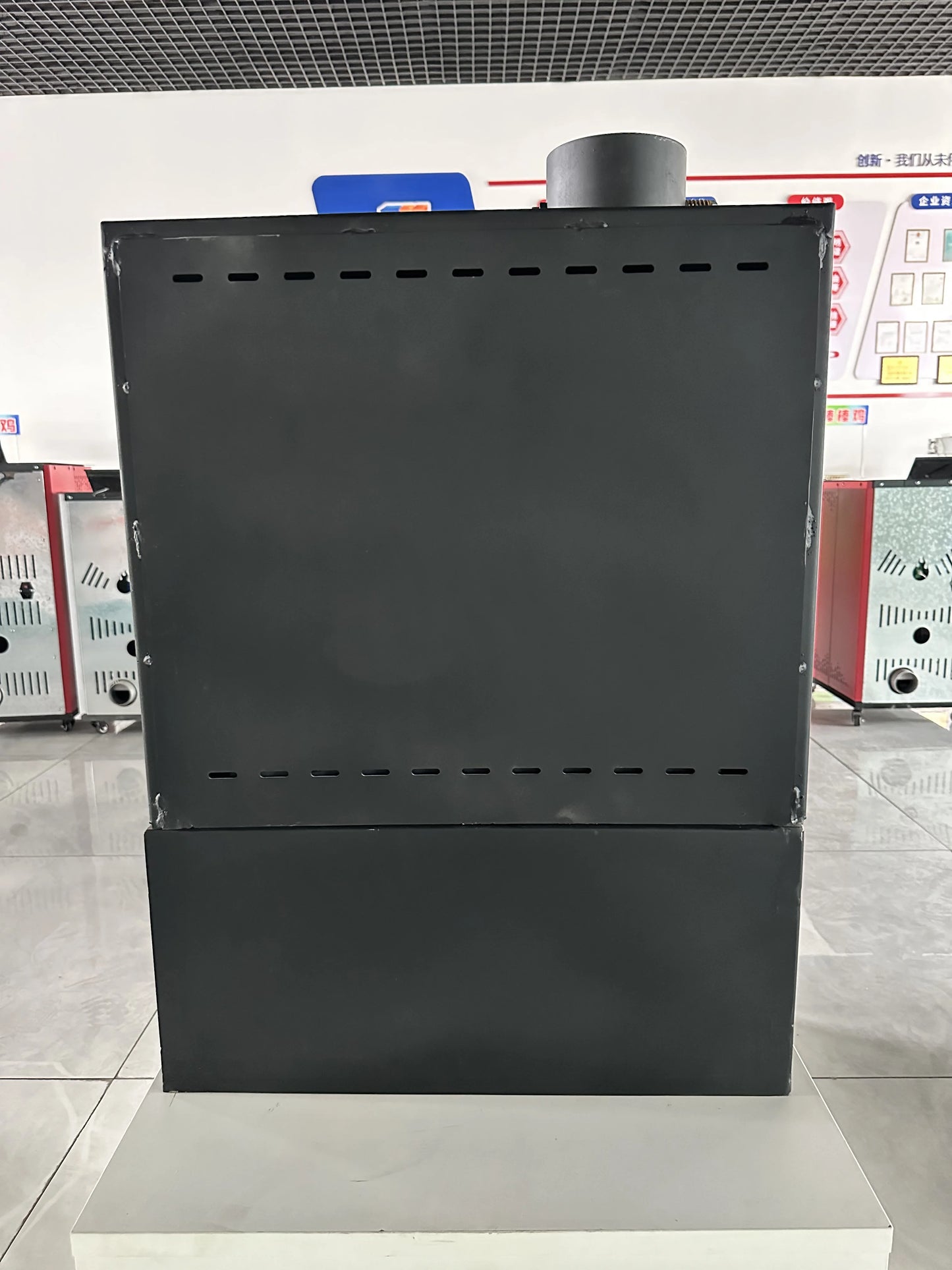 Compact Freestanding Indoor Wood Fireplace