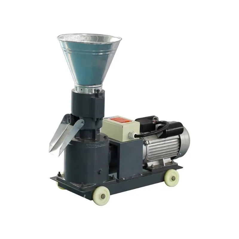 High Productivity 7.5hp Gas-oline Engine Wood Feed Pellet Mill with Flat Die for Home Use Farms Featuring Core Motor Component