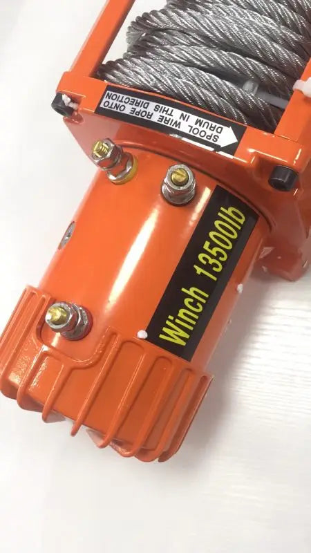ENJOIN 12v/24v Electric Winch 6124KG 13500LBS 4x4 Winch Rope with Remote Control for ATV UTV Off-Road Recovery