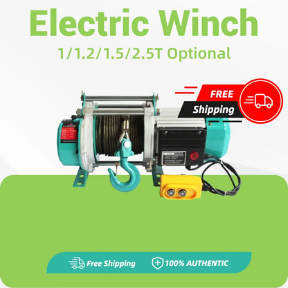 Multifunctional Aluminum-case Hoist 220V Household Mini Winch 1-ton Electric Hoist 380V Small Lifting Crane