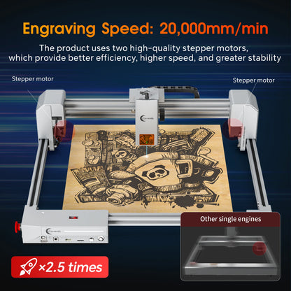 Carverall JL9Pro Diode 20W Laser Engraver 300x300mm Compact Desktop Laser Cutting Machine for DIY Craft And Small Business