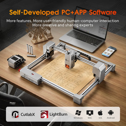 Carverall JL9Pro Diode 20W Laser Engraver 300x300mm Compact Desktop Laser Cutting Machine for DIY Craft And Small Business