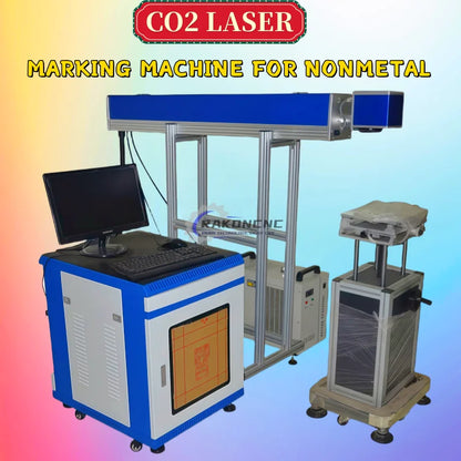 High Speed 80W High Quality CO2 Laser Marking Marker Machine for Leather Paper Plastic Glass Ceramic Acrylic Laser Engraving