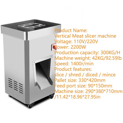 Stainless Steel Meat Cutter Beef Pork Dicer