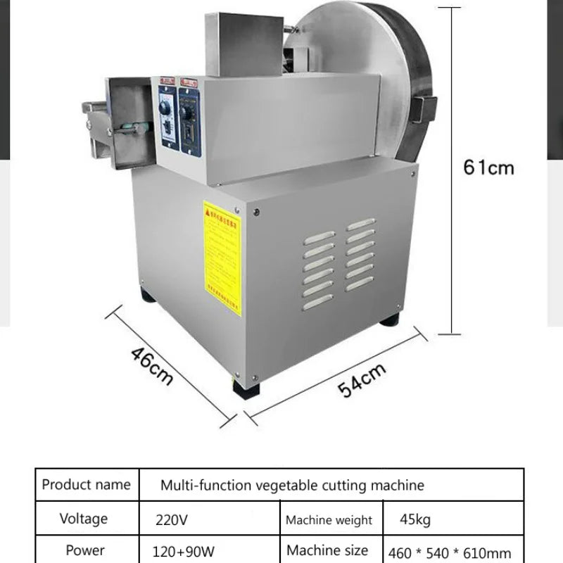 Electric Vegetable Cutter Slice and Dice Machine