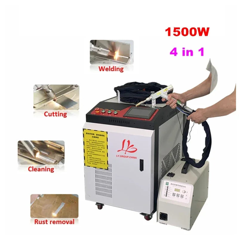 Handheld Laser Machine 5In1 Welding Cutting Cleaning Rust Removal BWT 3KW 2KW 1KW Spot Welder for Metal Steel Battery Cutter