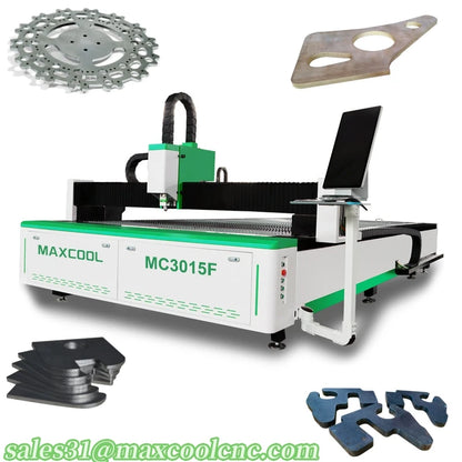 Maxcool New Fiber Laser Metal Sheet Cutting Machine Advertising Letter Engraving SS CS Laser Cutter 3kw 6kw 12kw Aluminum Cut