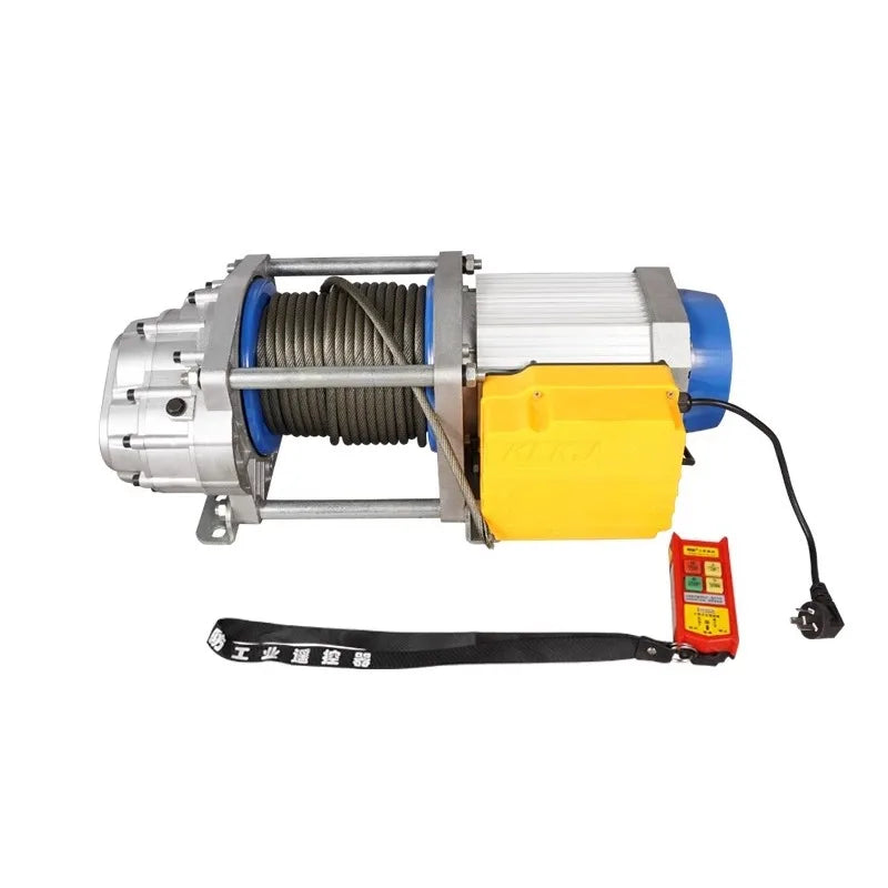 Multifunctional Aluminum-case Hoist 220V Household Mini Winch 1-ton Electric Hoist 380V Small Lifting Crane