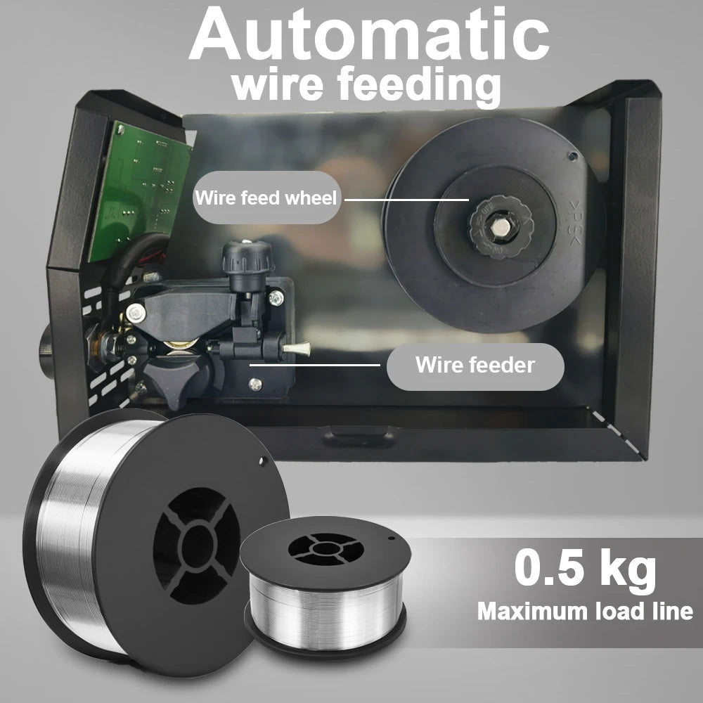 330A Welders 3 in 1 No Gas Inverter Welding Machine MIG MMA TIG Lift Semi Automatic Spot Welder for Household Metal Work RDDSPON