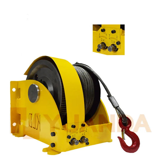 200 m Wire Rope Hand Winch, 5.4 Tonne Hand Winch, Small Worm Gear Hand Winch Can Be Customised