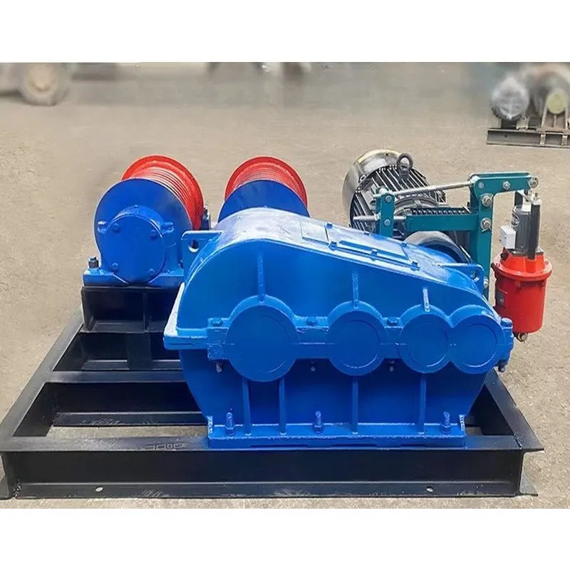 Customized Reciprocating Winch Factory Reciprocating Traction Winch Rail Transport Large Double Drum Friction Winch