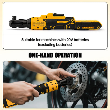 Electric Ratchet Wrench 95N.M Cordless Driver 3/8'' Impact Drill Removal Screw Nut Repair Power Tools For Dewalt 20V Battery Pin