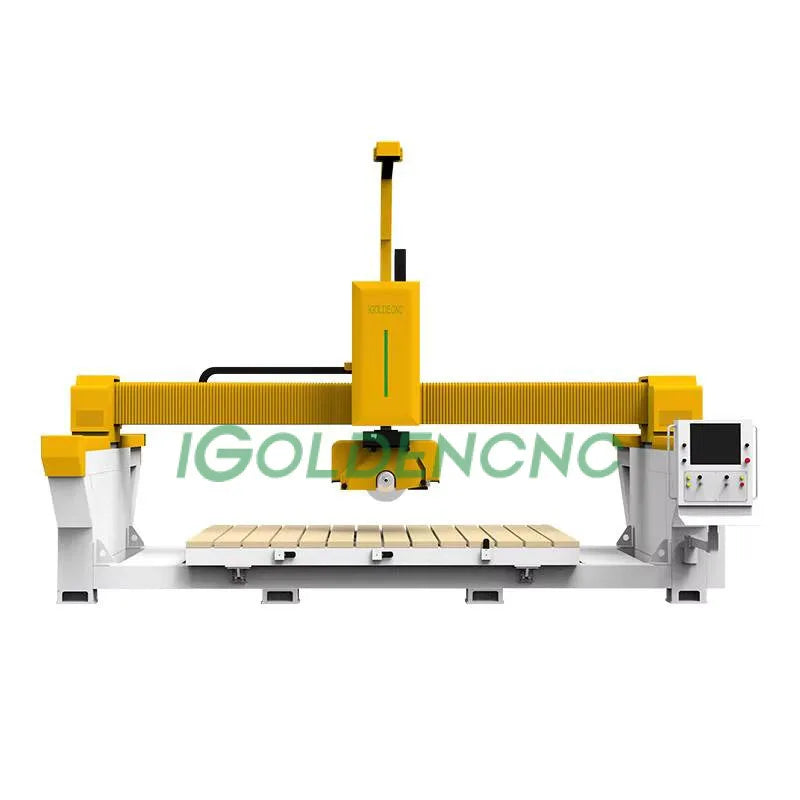 Large Bridge Saw 5 Axis Stone Cutter Cnc Marble Stone Cnc Router Engrave Machine For Sale