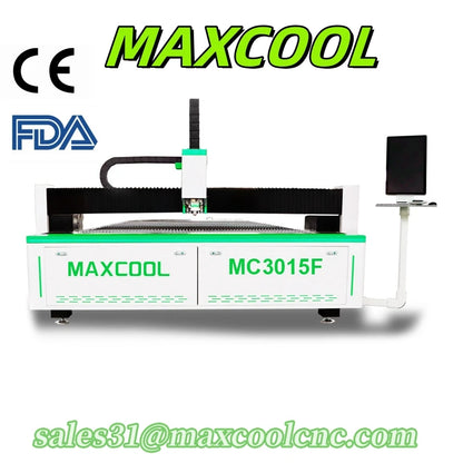 Maxcool New Fiber Laser Metal Sheet Cutting Machine Advertising Letter Engraving SS CS Laser Cutter 3kw 6kw 12kw Aluminum Cut