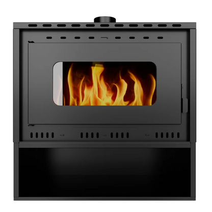 Compact Freestanding Indoor Wood Fireplace