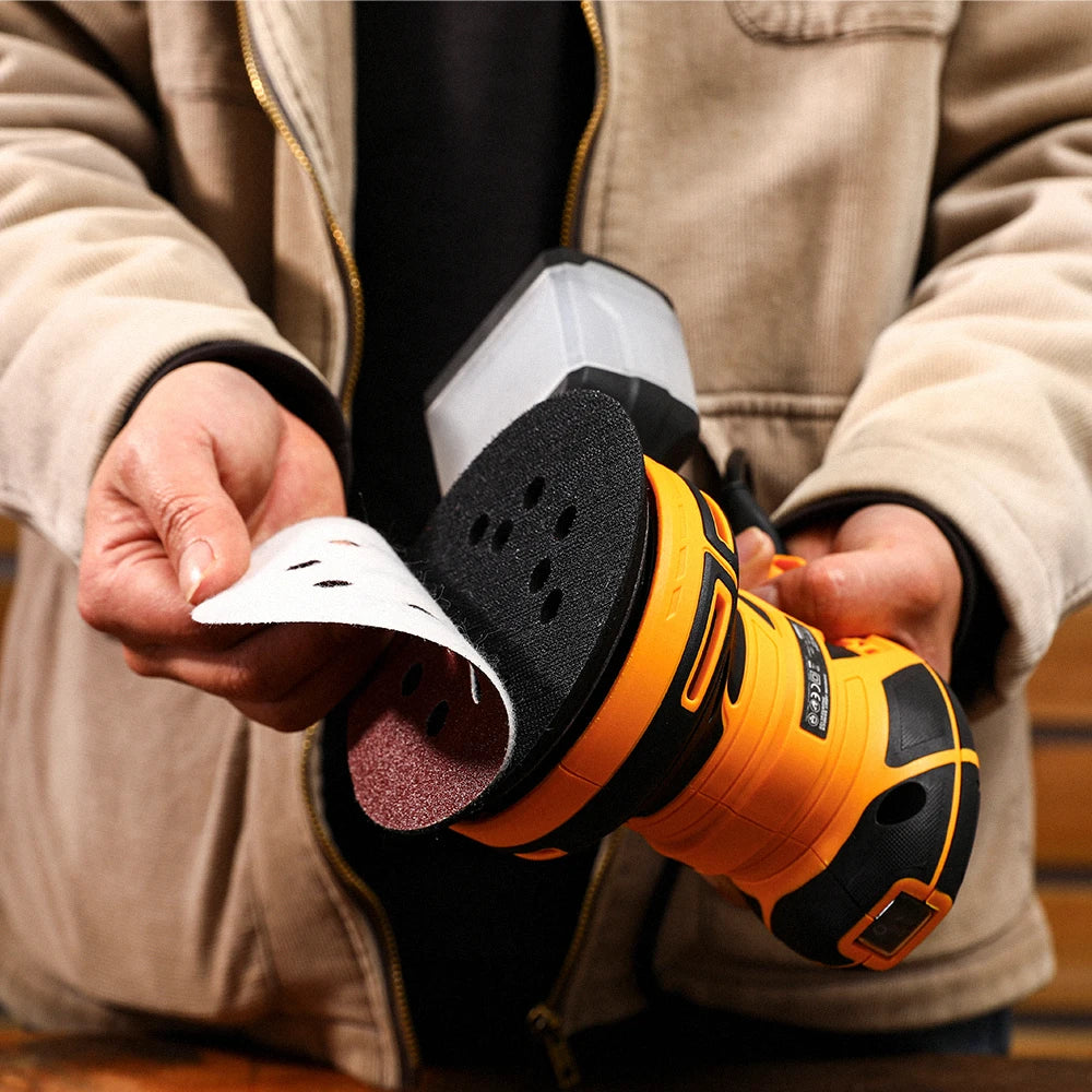 DEKO DKOS32XL125 320W Speed 14000pm Random Orbit Sander  Home DIY Carpenter Strong Dust Collection Polisher