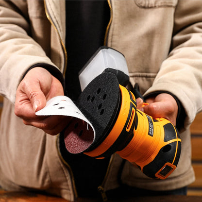 DEKO DKOS32XL125 320W Speed 14000pm Random Orbit Sander  Home DIY Carpenter Strong Dust Collection Polisher