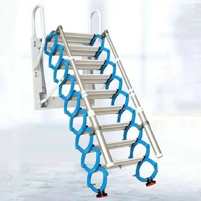 Invisible Folding Ladders Outdoor Wall-mounted Ladders Attic Retractable Stairs Home Lifting Indoor and Simple Stretching Stairs