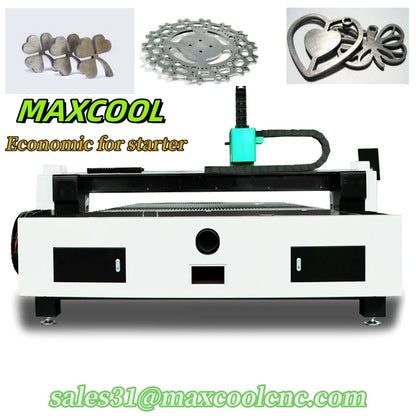 Maxcool New Fiber Laser Metal Sheet Cutting Machine Advertising Letter Engraving SS CS Laser Cutter 3kw 6kw 12kw Aluminum Cut