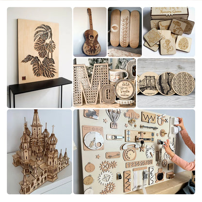 Professional Higher Accuracy Laser Cutter Engraver Alpha MK2 20W 400*850mm Output DIY Metal Laser Cutter With Screen Offline CN