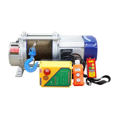 2/3 Ton Wireless Remote Control Crane Winch Cable Pull Line 220v Hoist 380v Electric Hoist