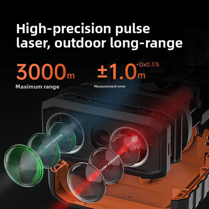 Outdoor 3 km laser rangefinder telescope long-distance power forestry engineering image measuring instrument