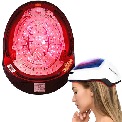 Medical Grade Low Level Light Cap Lllt Hair Growth Helmet 80pcs Laser Diodes 30pcs Red LEDs Hair Loss Treatment Cap