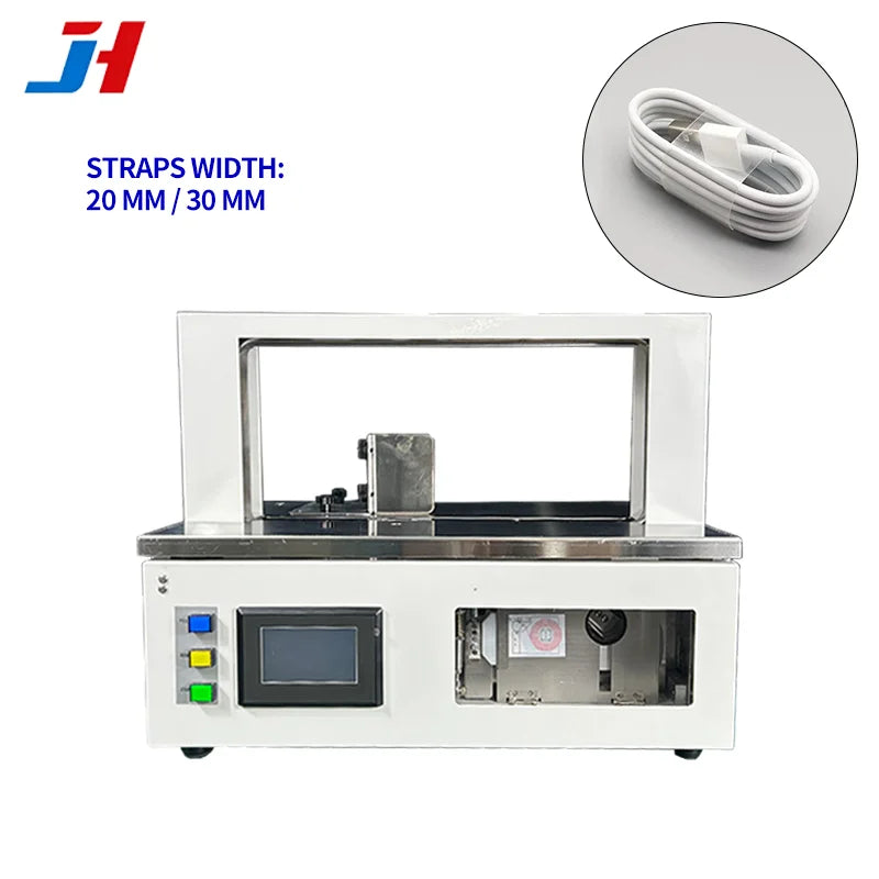 JH 2047/3047  Wholesale Customization Food Packing Machine for Small Business PP Paper Trap Tape Strapping Machine