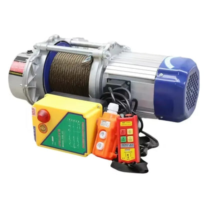 2/3 Ton Wireless Remote Control Crane Winch Cable Pull Line 220v Hoist 380v Electric Hoist