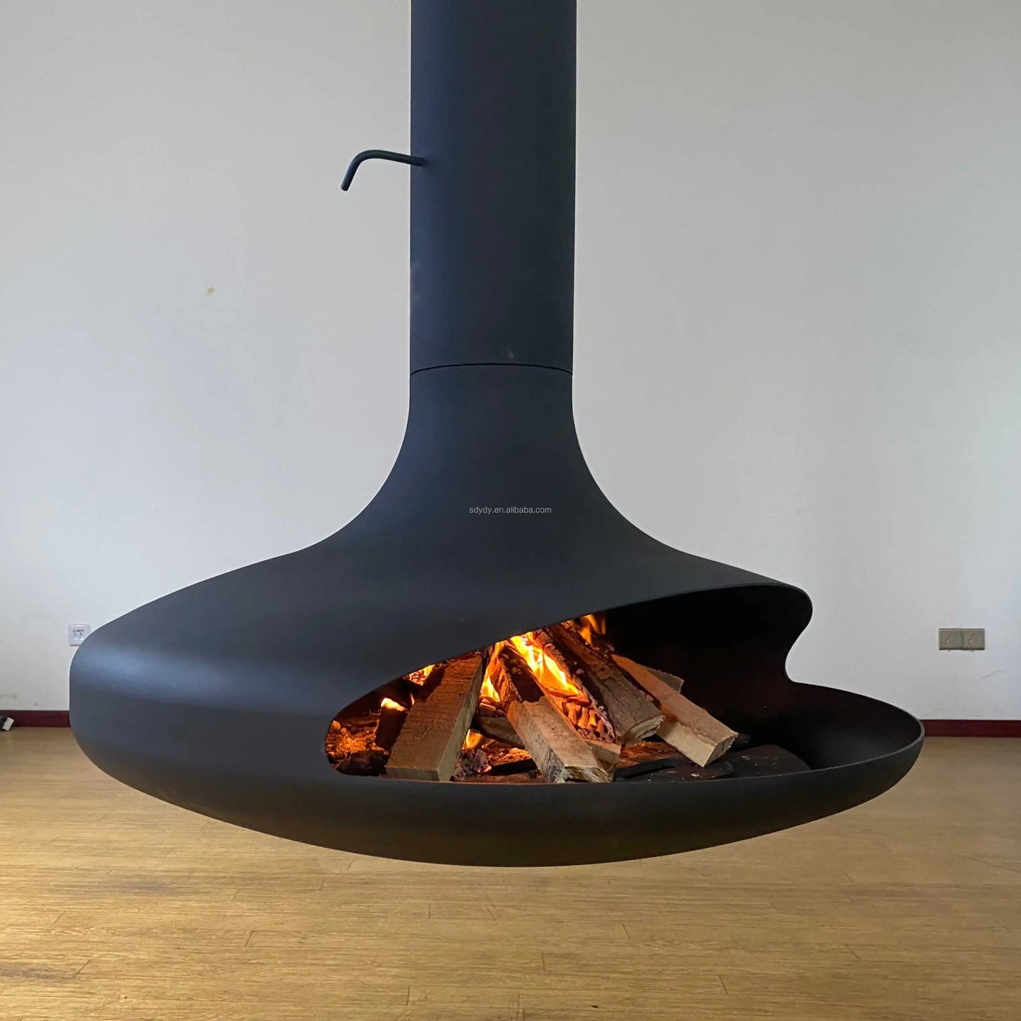 Modern Iron Wood Burning Hanging Stove