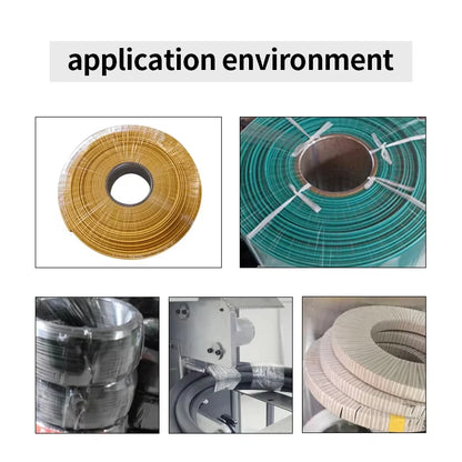 FK-326 Semi-automatic Film Wrapping Machine Customized Automatic Bundling Wire Cable Packing Film Wrapping and Gluing Machine PE