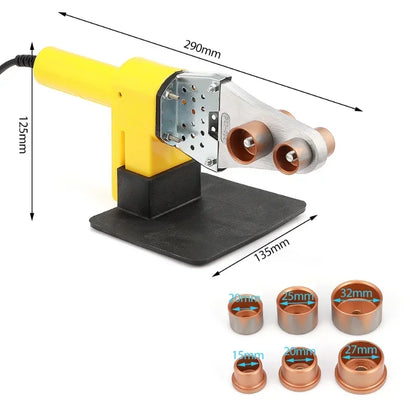 Pipe Welding Machine Socket Fusion Welder PPR Plastic Tube Fusion Welding Equipment Pipe Soldering Iron Hot Melting Tool