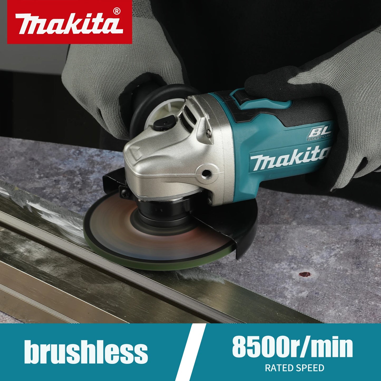 Makita DGA406 100/125mm 18v power tools Grinder Tool Wireless Power Tools Electric Grinder Angle Grinder Brushless Sander Angle