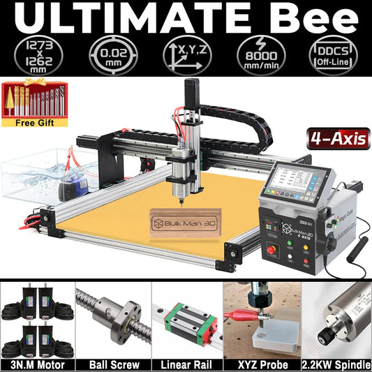 Bee 4-Axis CNC Router Full Kit