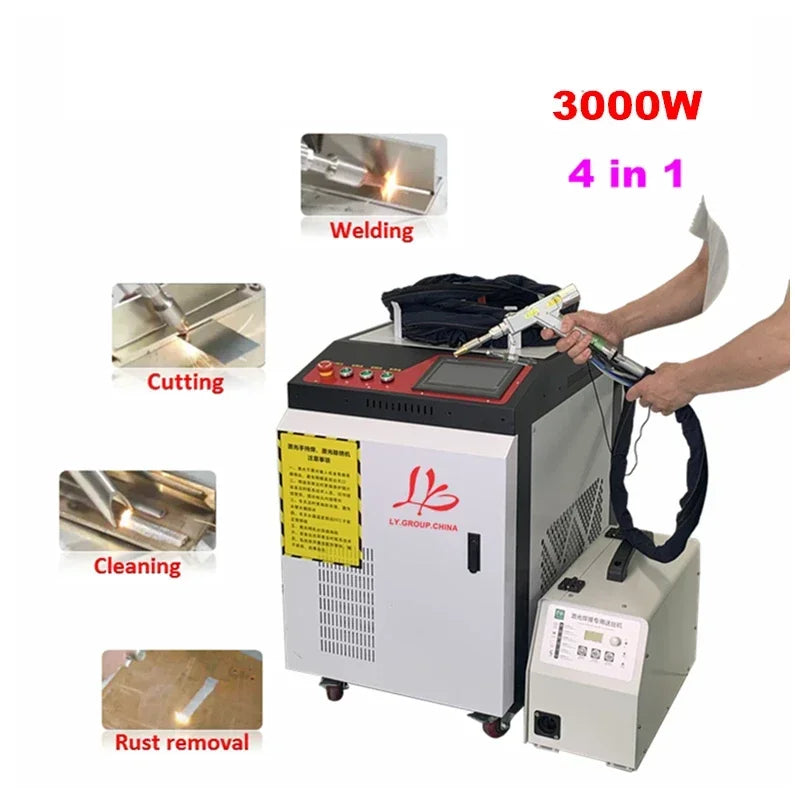 Handheld Laser Machine 5In1 Welding Cutting Cleaning Rust Removal BWT 3KW 2KW 1KW Spot Welder for Metal Steel Battery Cutter