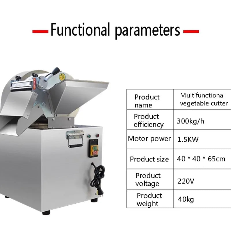 Electric Vegetable Cutter Slice Dice Machine