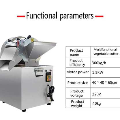 Electric Vegetable Cutter Slice Dice Machine