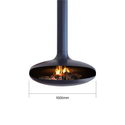 Modern Iron Wood Burning Hanging Stove