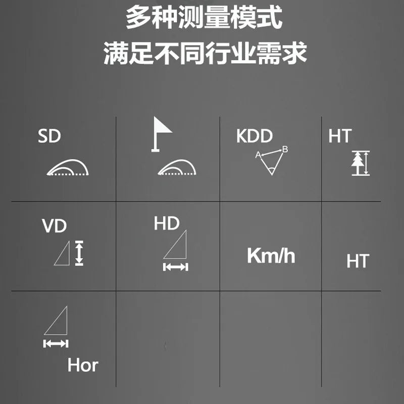 Hamai FSAS series multi-function laser rangefinder with screen speed measurement angle fixed height golf
