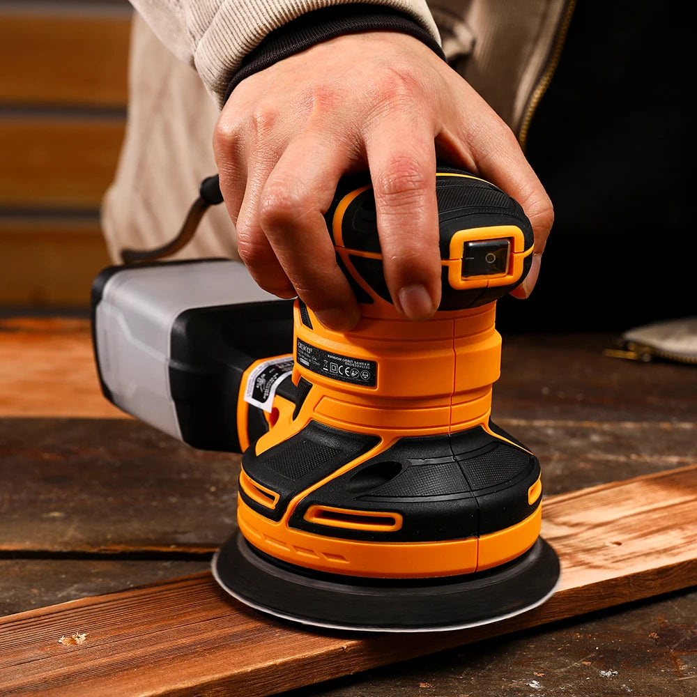 DEKO DKOS32XL125 320W Speed 14000pm Random Orbit Sander  Home DIY Carpenter Strong Dust Collection Polisher