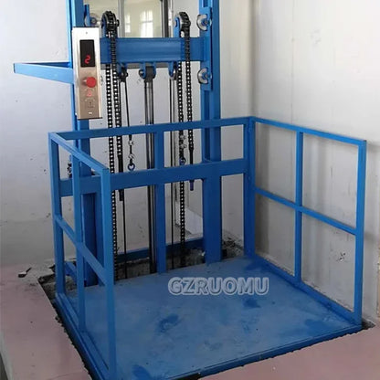 Hydraulic 4M Aerial Work Platform Electric Construction Lift Chain Hoist Man Lifter Lift Electric Hoist Ladder Scaffolding Parts