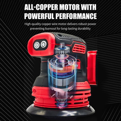 Brushless Sander Disc 8000rpm For DEWALT/Makita/Milwaukee Battery Pin Cordless Woodworking Sanding Putty Polishing Power Tool ﻿