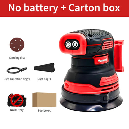 Brushless Sander Disc 8000rpm For DEWALT/Makita/Milwaukee Battery Pin Cordless Woodworking Sanding Putty Polishing Power Tool ﻿