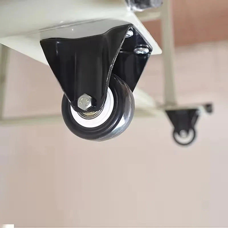 High Capacity 500KG Safety Platform Ladder Cart With Secure Handrails For Warehouse Storage Cargo Equipment Rolling Step