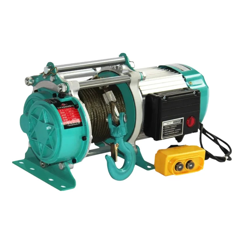 Multifunctional Aluminum-case Hoist 220V Household Mini Winch 1-ton Electric Hoist 380V Small Lifting Crane