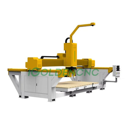Large Bridge Saw 5 Axis Stone Cutter Cnc Marble Stone Cnc Router Engrave Machine For Sale