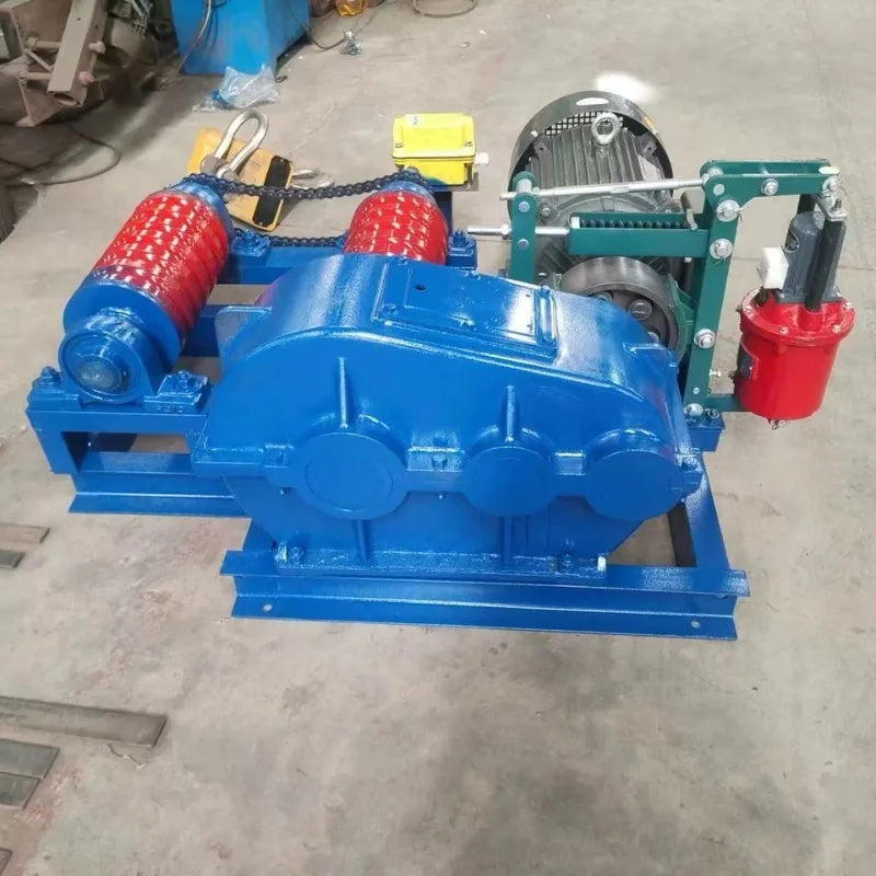 Customized Reciprocating Winch Factory Reciprocating Traction Winch Rail Transport Large Double Drum Friction Winch