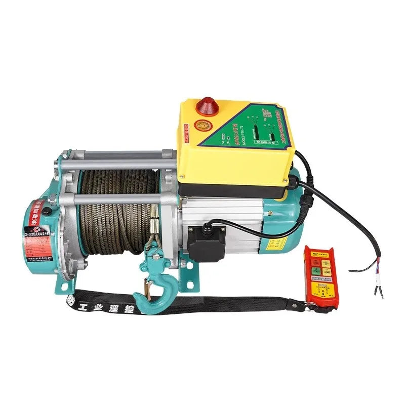 Multifunctional Aluminum-case Hoist 220V Household Mini Winch 1-ton Electric Hoist 380V Small Lifting Crane