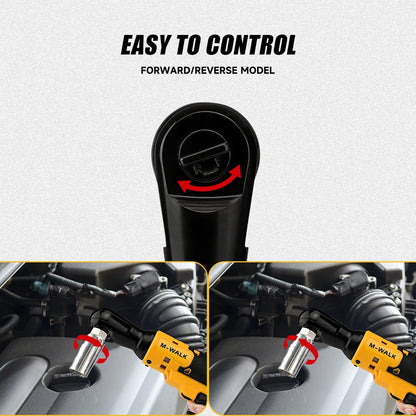 Electric Ratchet Right Angle Wrench 1/2 Inch Cordless Variable Speed Nut Removal Wrench Power Tools For Dewalt 20V Battery Pin