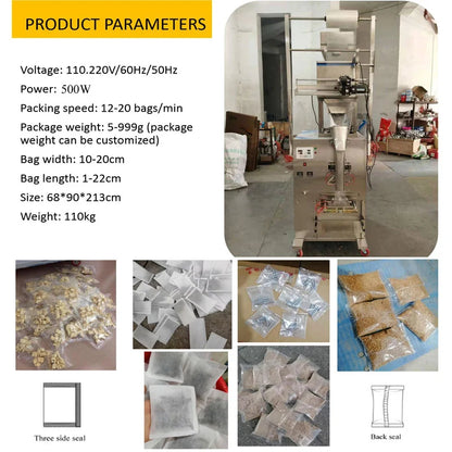 Packing Machine For Granule Powder Flower Tea Cat Food Grain Food Packaging Machine